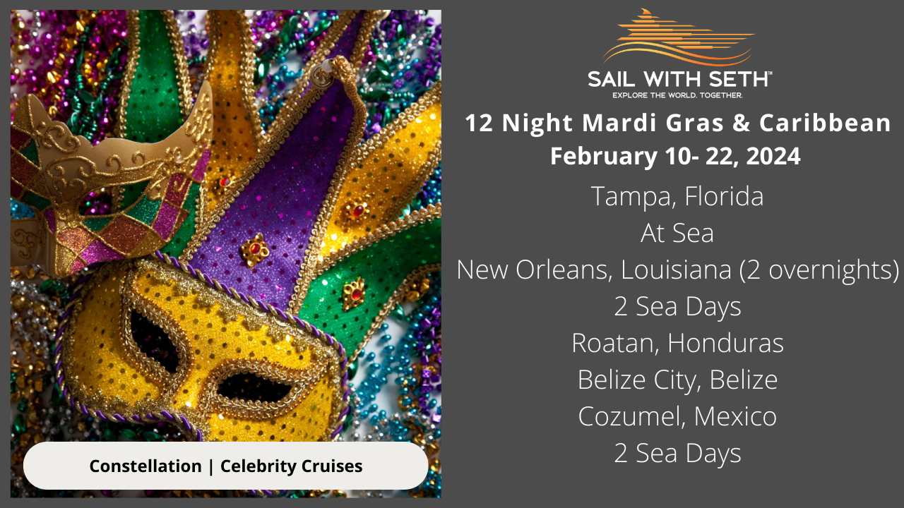 Celebrity Mardi Gras Cruise 2024 Timi Adelind